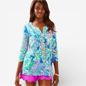 LILLY PULITZER UPF 50+ Justina Tunic, size extra small